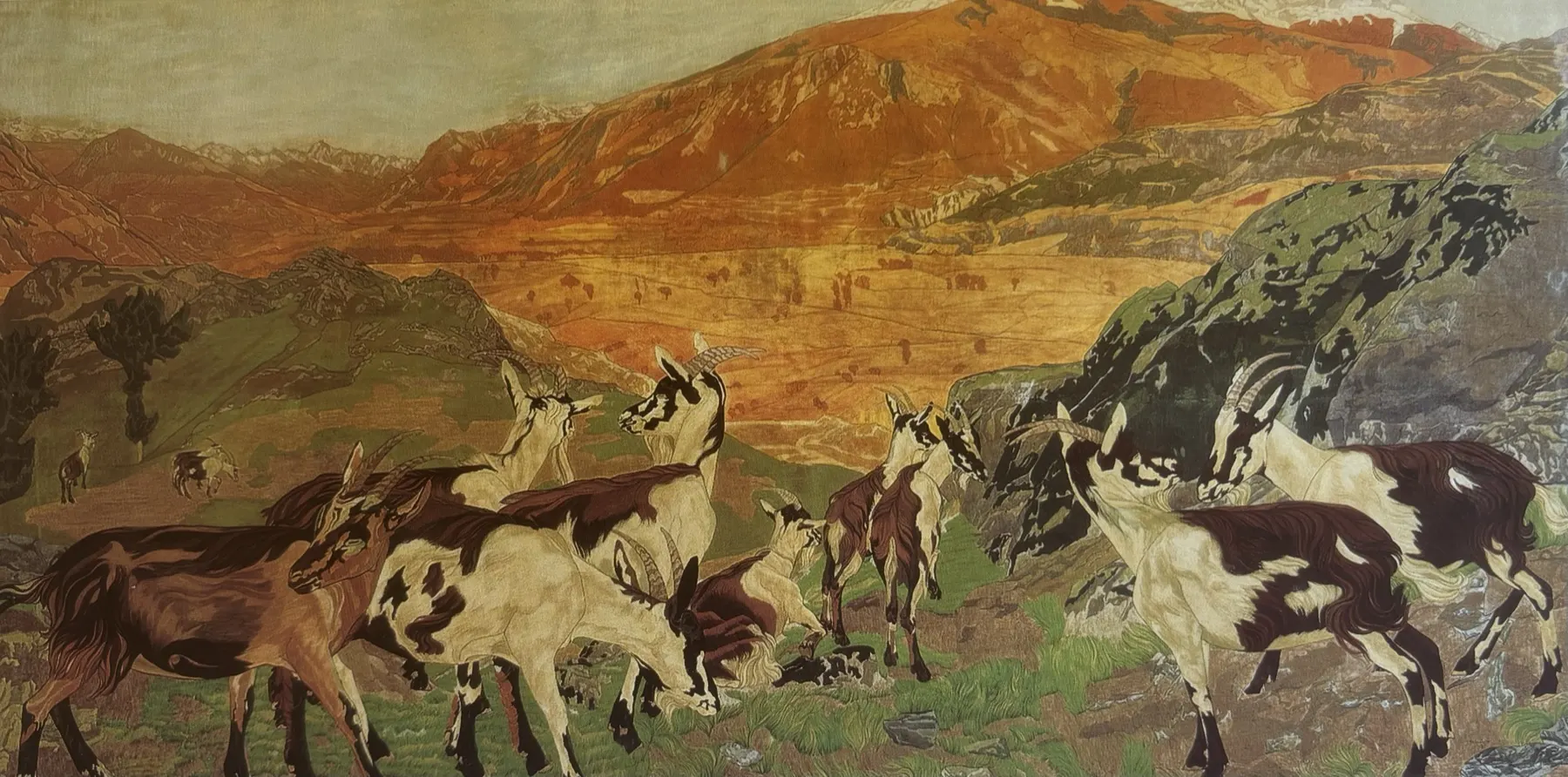 Raphy Dallèves, Chèvres