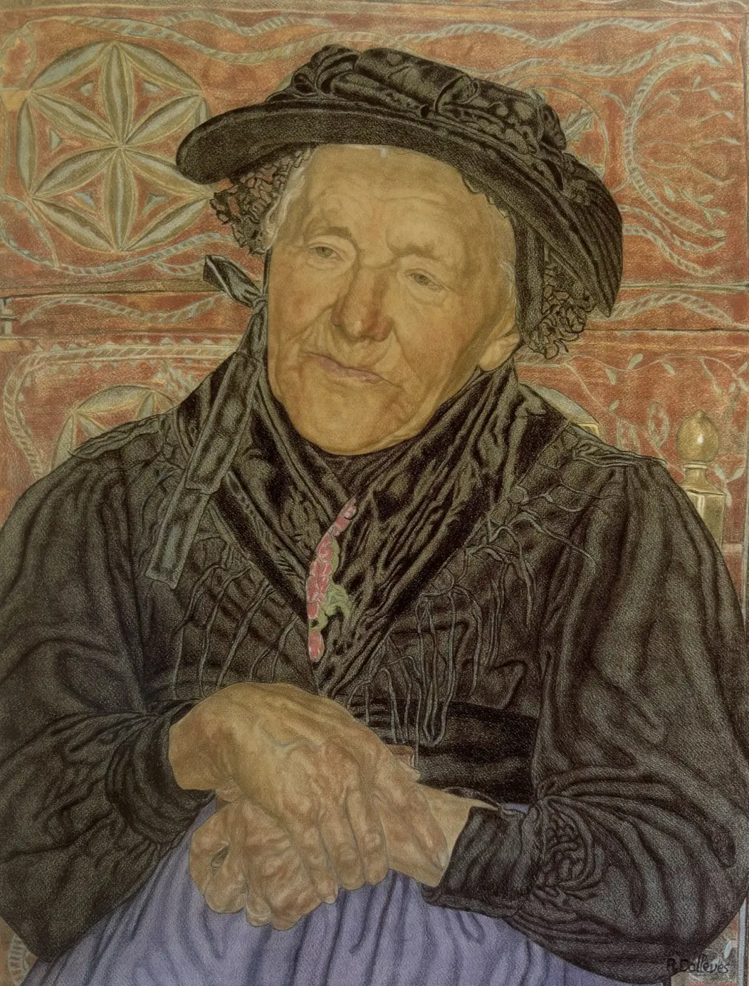 Raphy Dallèves, Portrait de vieil homme